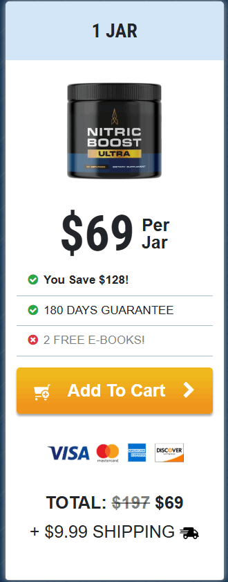 nitric boost 1 Jar price