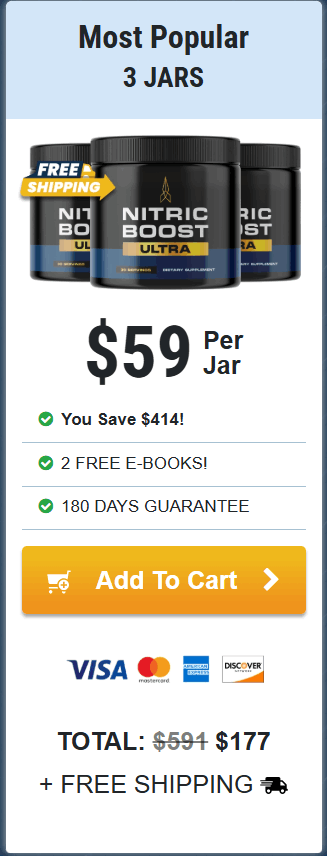 nitric boost 3 Jar price